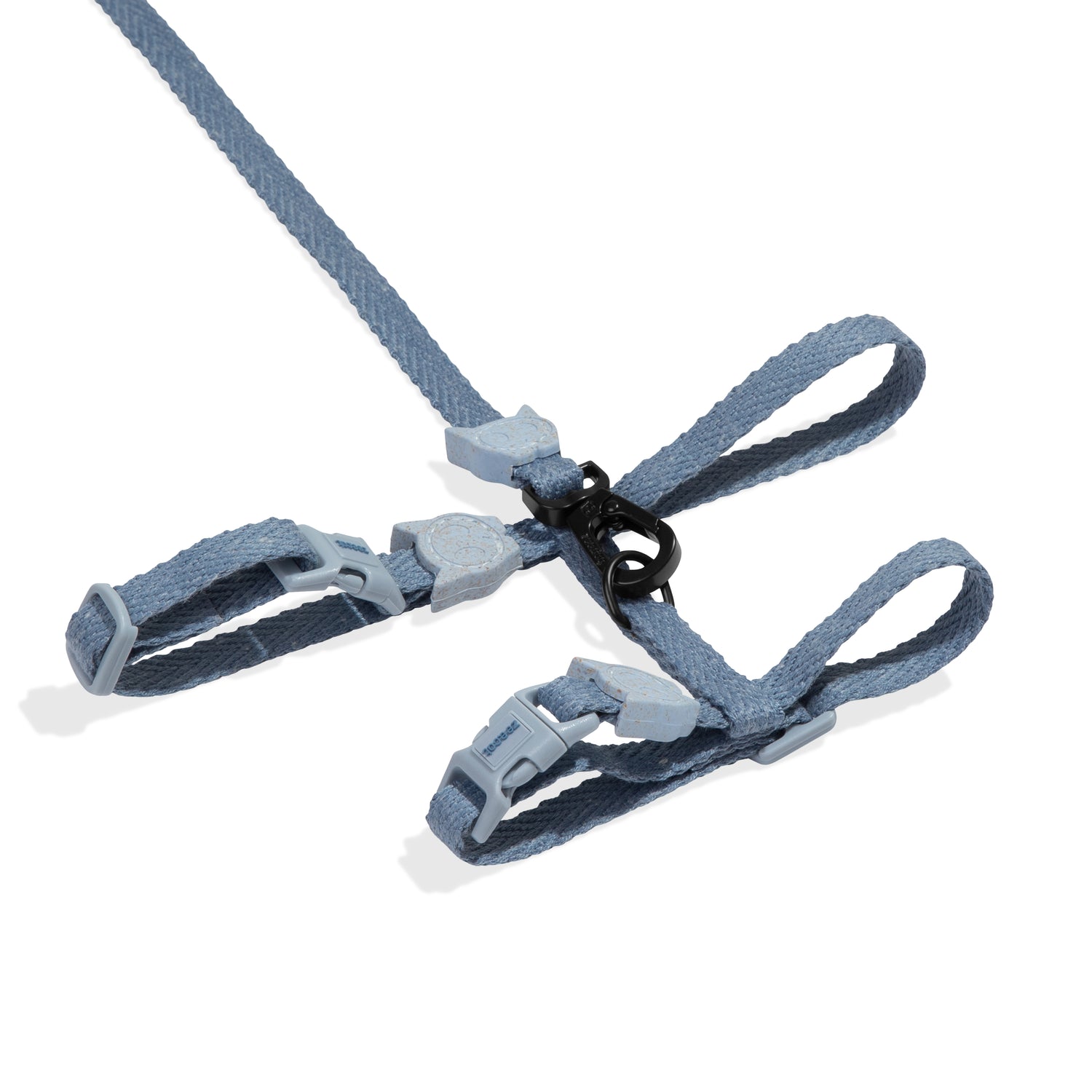 Set Pettorina e Guinzaglio Gatto Naturals 2.0 Marine