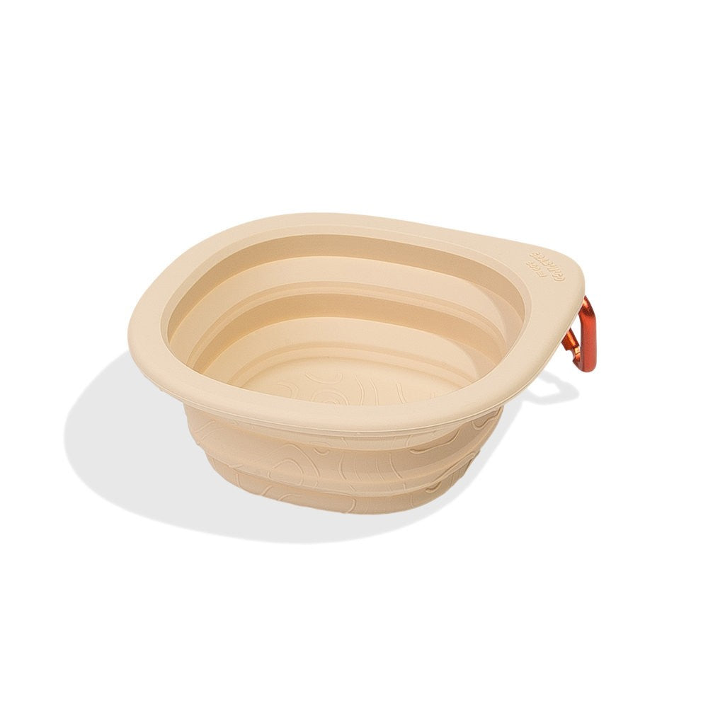 Ciotola da viaggio beige - Go Bowl Biscotti