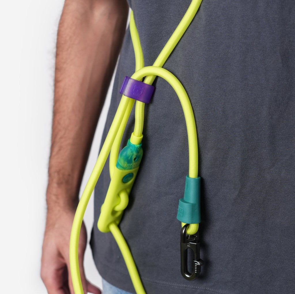 Guinzaglio mani libere Neopro fluo