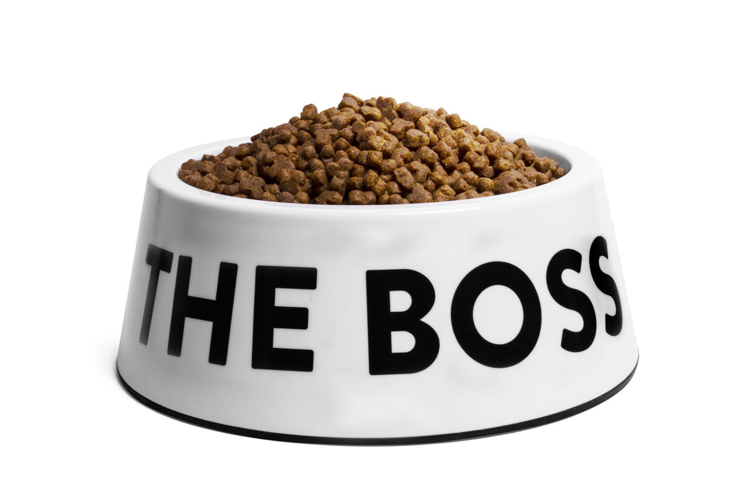 Ciotola melammina "I'm the Boss" Bianca