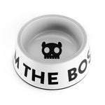Ciotola melammina "I'm the Boss" Bianca