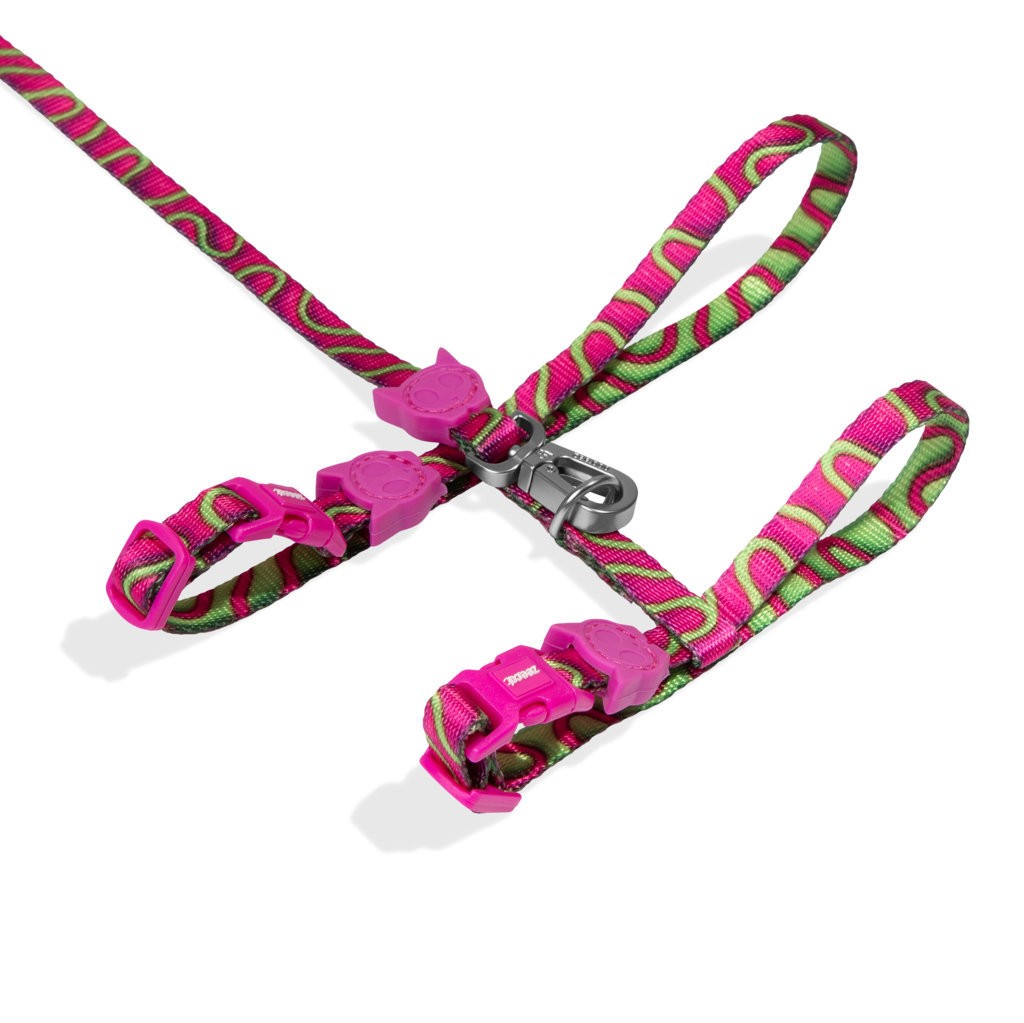 Set pettorina e guinzaglio gatto H3D Jelly