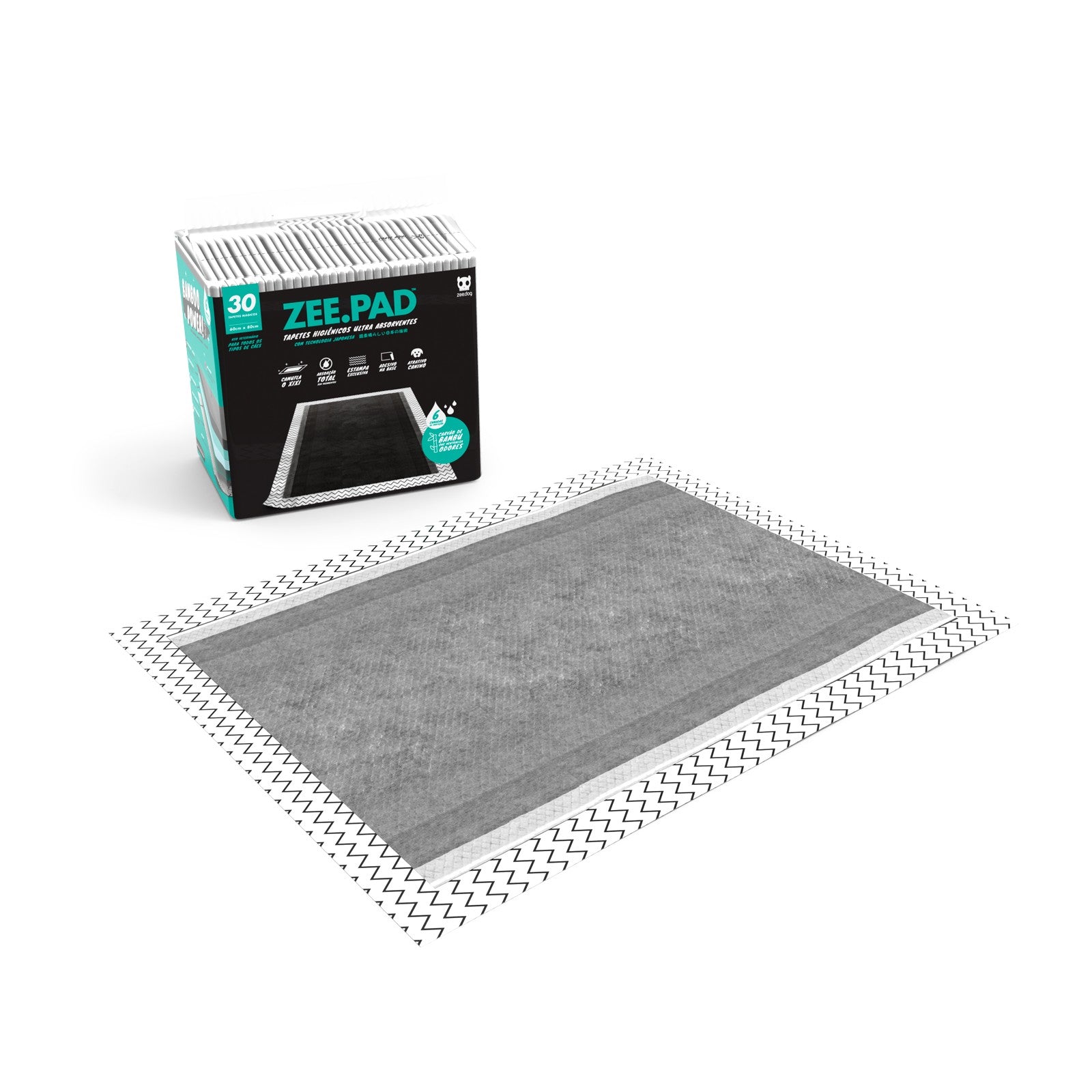 TRAVERSINE ZEE.PAD GREY (30 UNIT BAG) - 60x80 cm